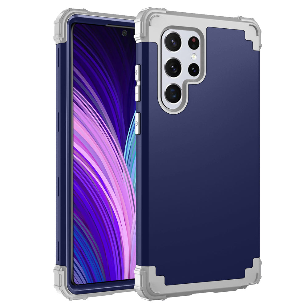 For Samsung Galaxy S23 Ultra Hard Plastic Silicone Phone Case Shockproof Cell Phone Cover For Samsung Galaxy S23 Ultra Hard Plastic Silicone Phone Case Shockproof Cell Phone Cover